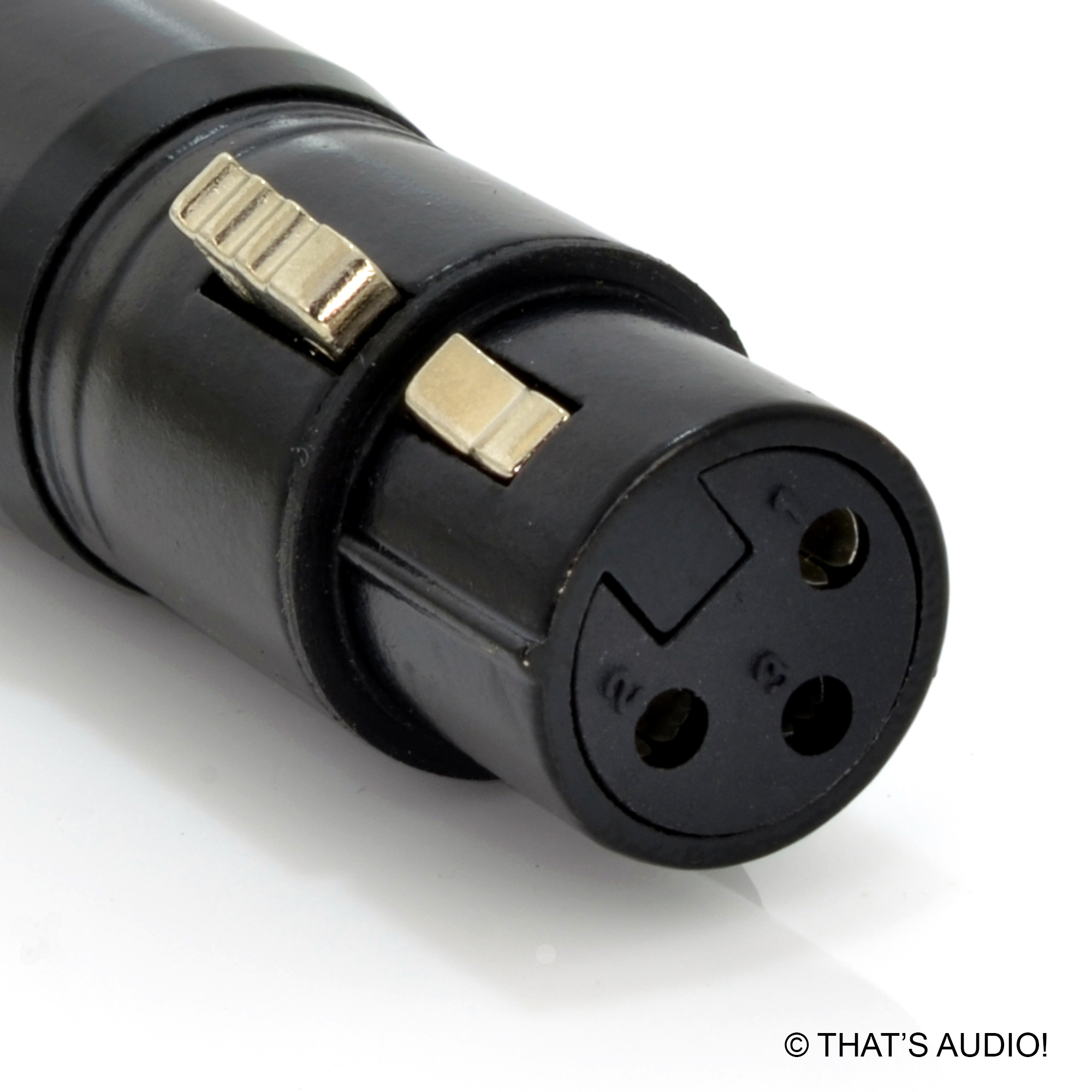 EDGE XLR ADAPTER: 3 pole XLR (Female) to 6.35mm 1/4" Jack (Female) TRS