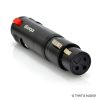 EDGE XLR ADAPTER: 3 pole XLR (Female) to 6.35mm 1/4" Jack (Female) TRS
