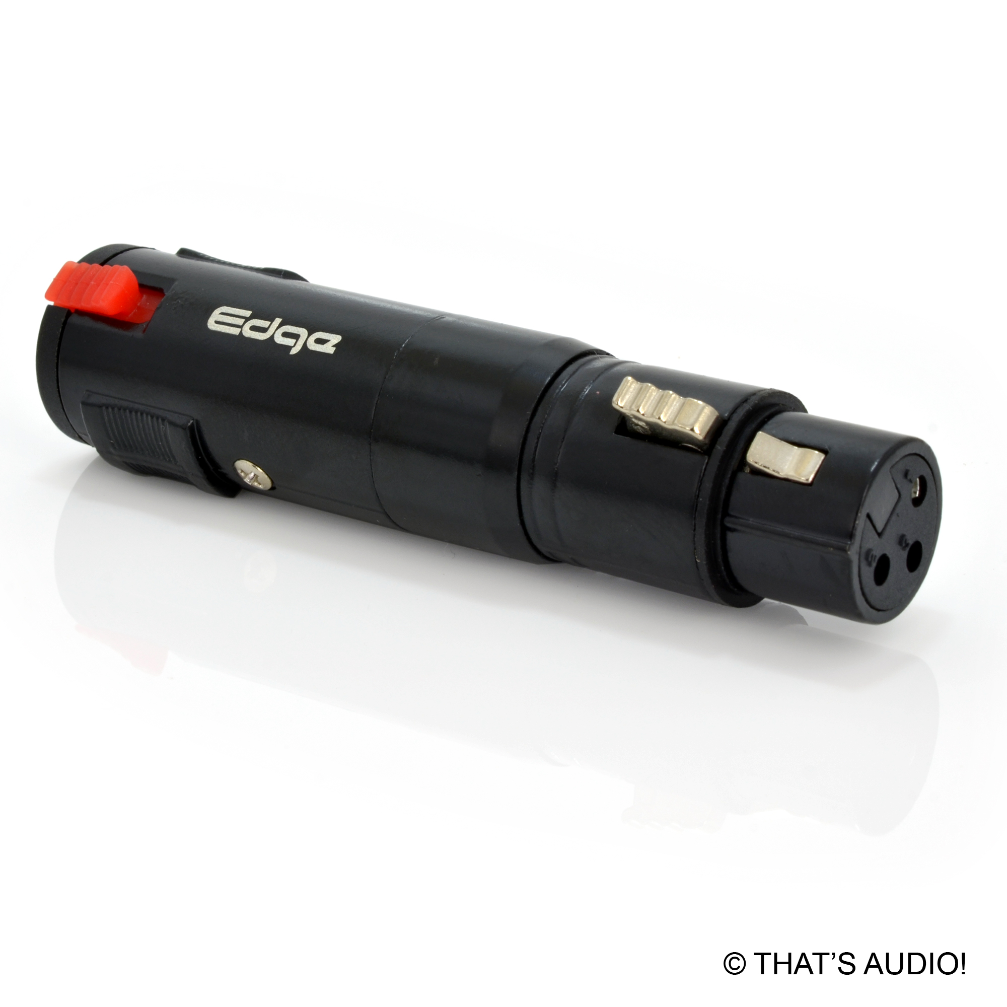 EDGE XLR ADAPTER: 3 pole XLR (Female) to 6.35mm 1/4" Jack (Female) TRS
