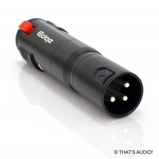 EDGE 3 PIN XLR ADAPTER: 3 pole XLR (Male) to 6.35mm 1/4" Jack (Female) TRS