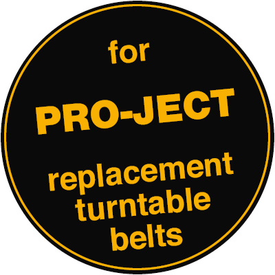 Turntable Belt for PRO-JECT Turntables (SELECT Model Required)