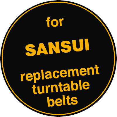 Turntable Belt for SANSUI Turntables (SELECT Model Required)