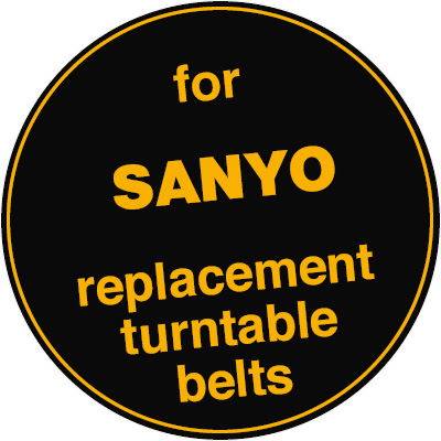Turntable Belt for SANYO Turntables (SELECT Model Required)