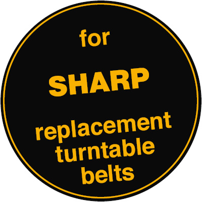 Turntable Belt for SHARP Turntables (SELECT Model Required)