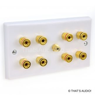 wall plate or 4 speakers 1 x sub woofer