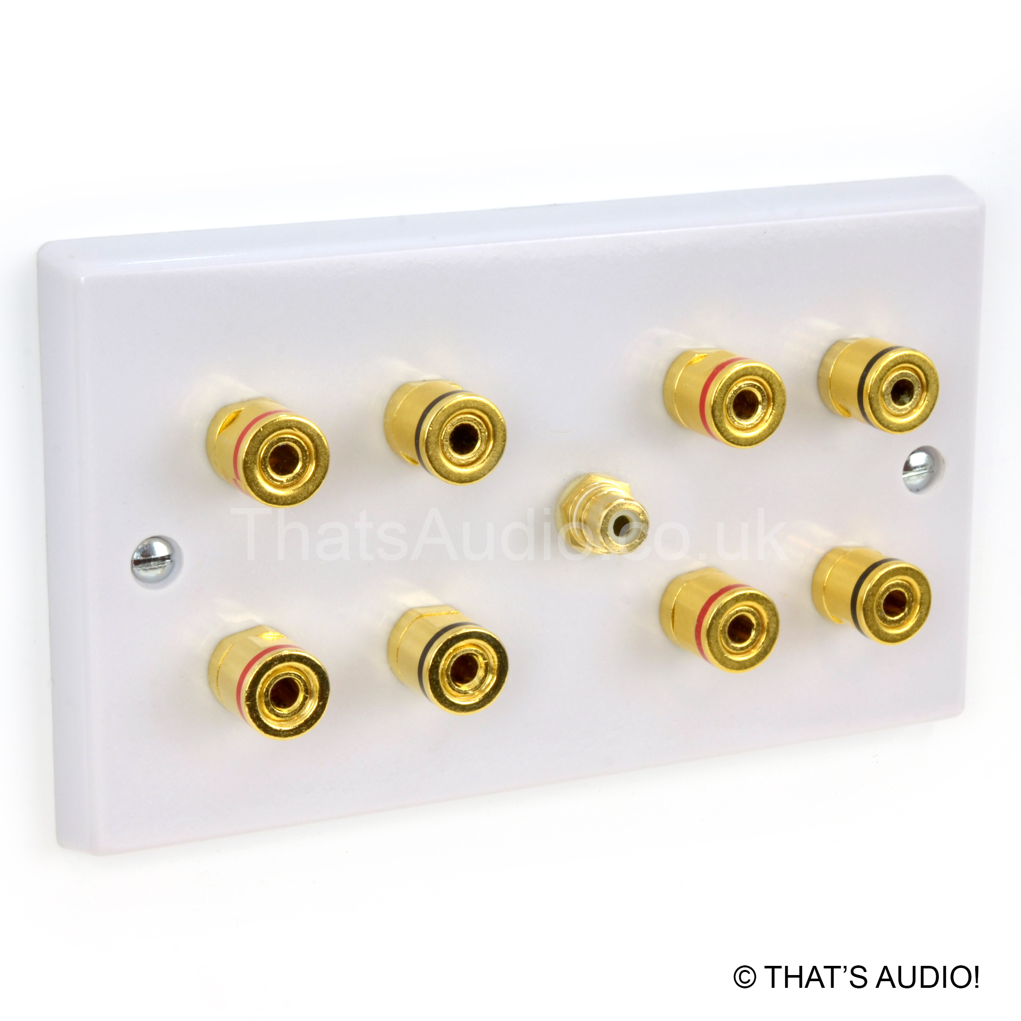 wall plate or 4 speakers 1 x sub woofer