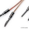 Custom made Amplifier / Speaker Cables banana plug