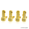 EDGE Right Angle Banana Plugs Gold plated 4mm
