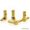 EDGE Right Angle Banana Plugs Gold plated 4mm