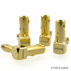 EDGE Right Angle Banana Plugs Gold plated 4mm