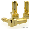 EDGE Right Angle Banana Plugs Gold plated 4mm
