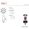 JJ Electronic Characteristic values for JJ ELECTRONIC 6SL7 electronic valve / tube