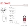 JJ Electronic Characteristic values for JJ ELECTRONIC ECC802S electronic valve / tube