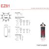 JJ Electronic Characteristic values for JJ ELECTRONIC EZ81 electronic valve / tube