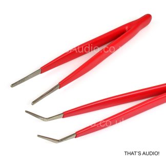 Insulated Precision Tweezers Set - straight & Angled 2 piece set