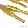 OFC Speaker Cable banana plugs Gold Plated