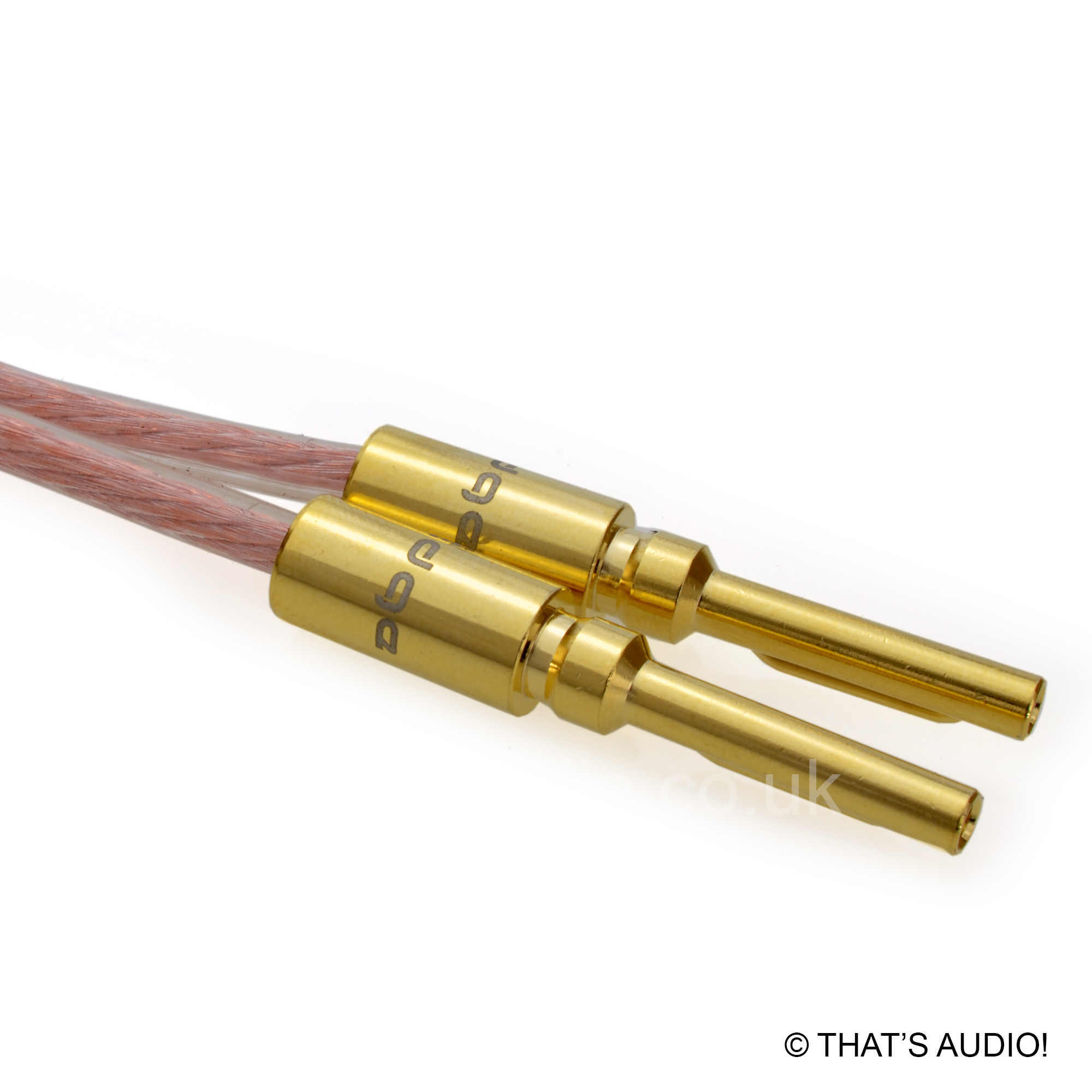 OFC Speaker Cable 1.5mm² (Gold Plated SPADES) 1.5m to 5m - Image 4