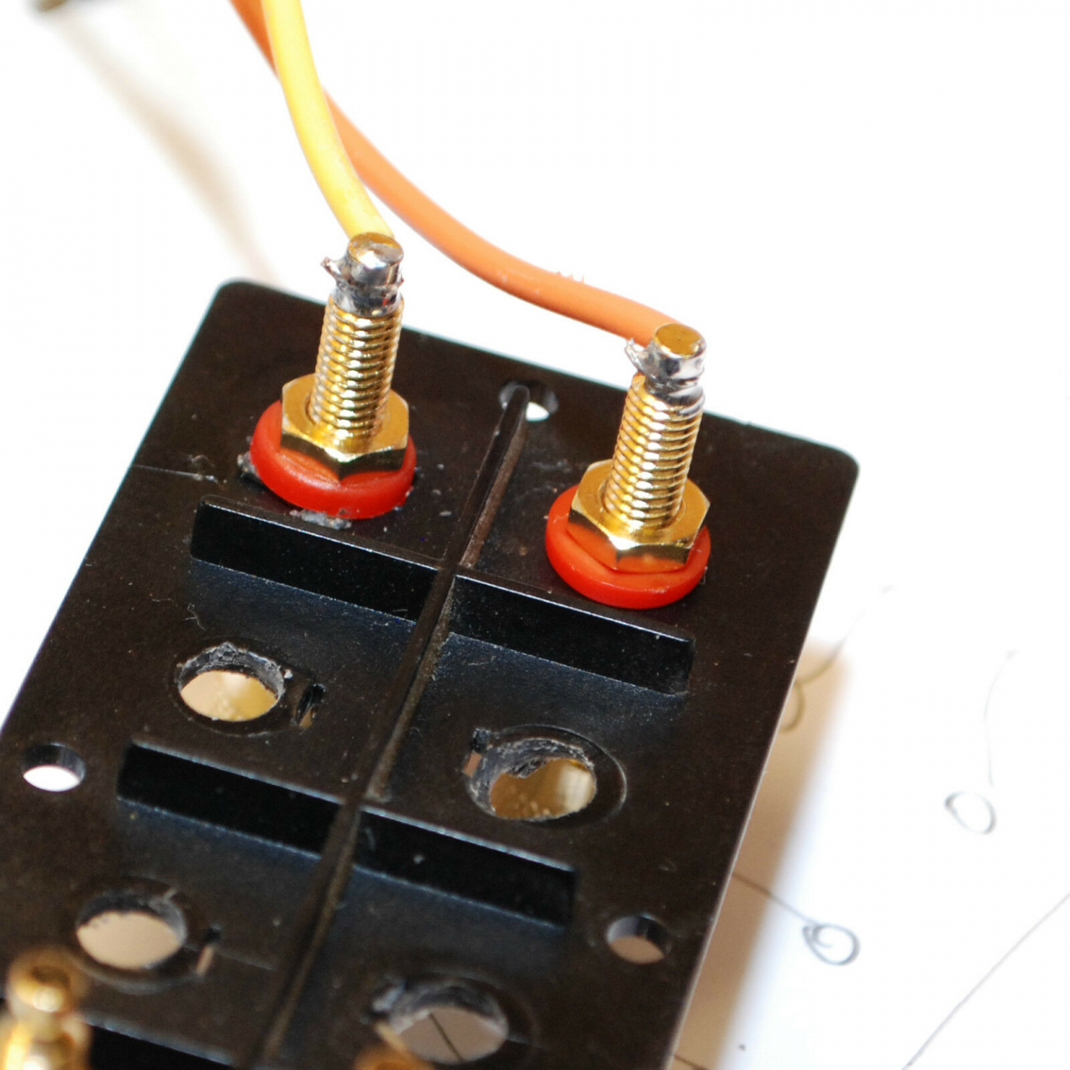 10x EDGE Gold Plated Binding Posts 4mm Banana Plug Amplifier Speaker ...