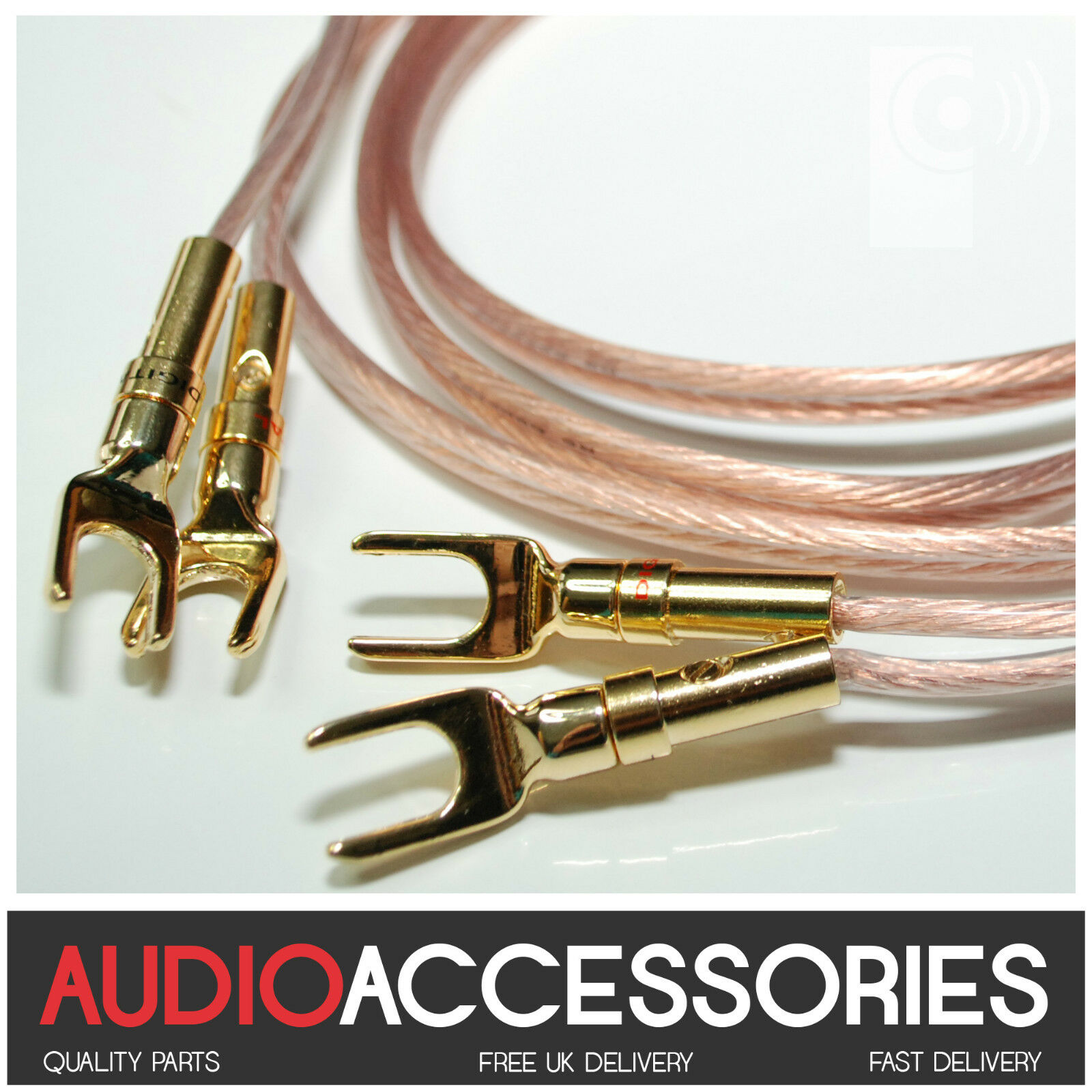 EDGE CUSTOM Made Speaker Cables (Area 2.5mm Length 4m)