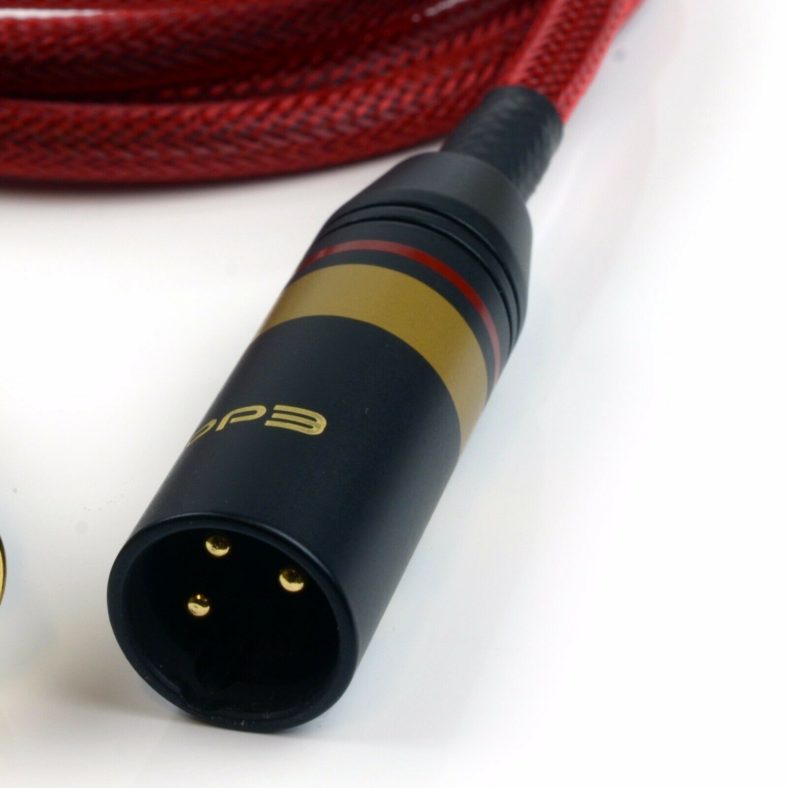 EDGE XLR Cables (Male to Female) RED Custom Made Balanced Cables (PAIR) Select Length - Image 4