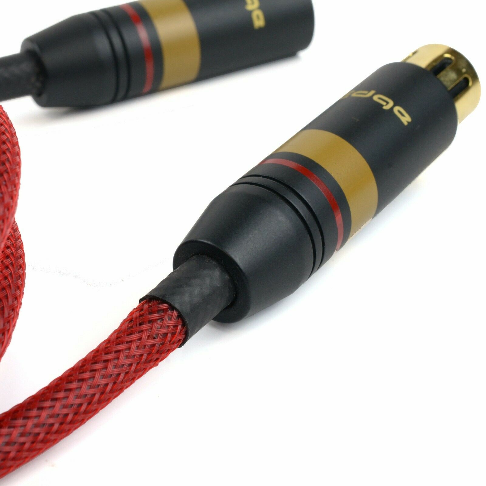 EDGE XLR Cables (Male to Female) RED Custom Made Balanced Cables (PAIR) Select Length - Image 8