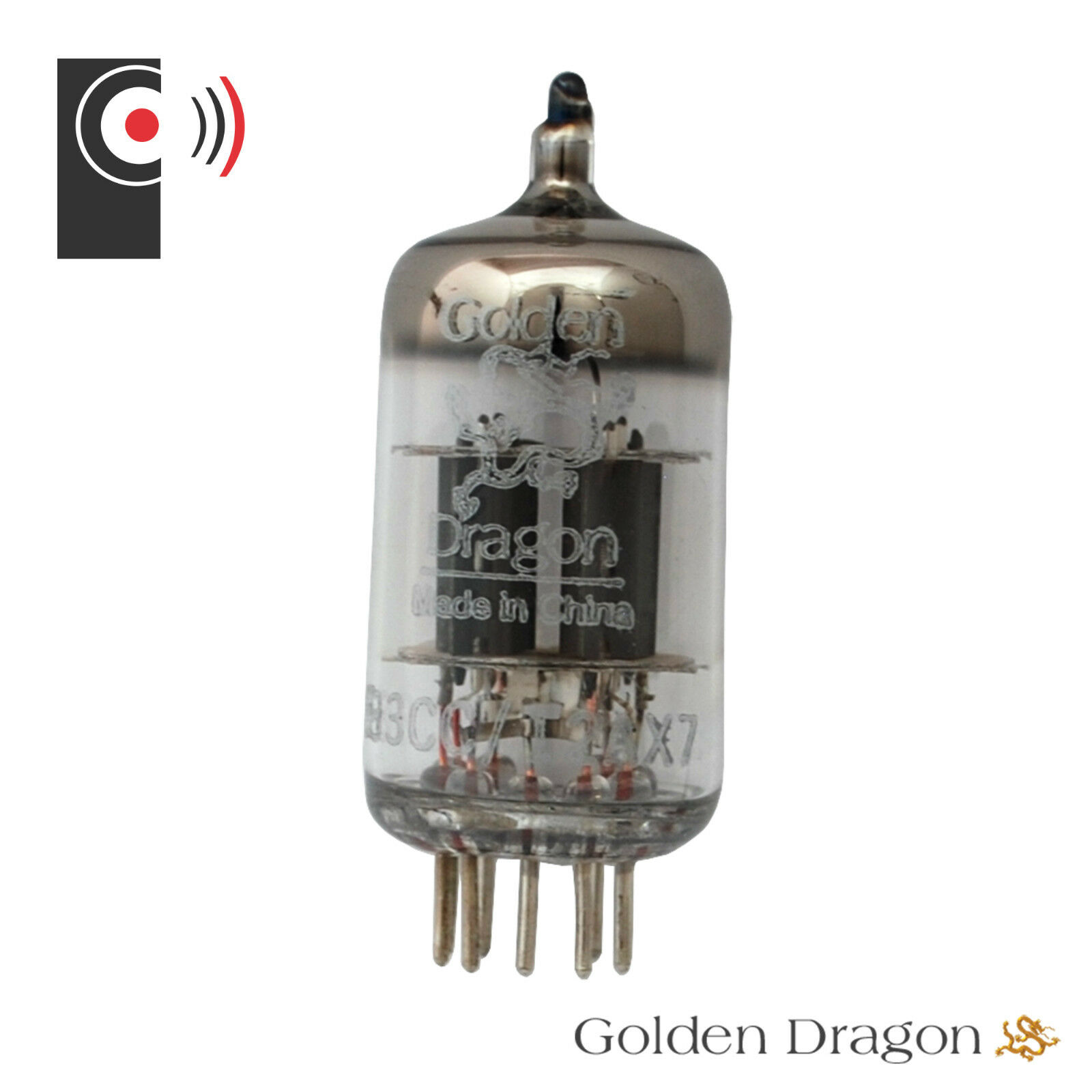 GOLDEN DRAGON 12AX7 / E83CC PreAmp Valve - Image 3