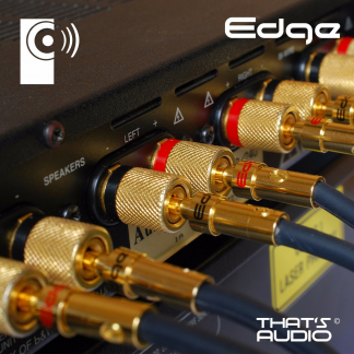 EDGE 4mm Banana Plug (Straight) Gold Plated (6 Pack)