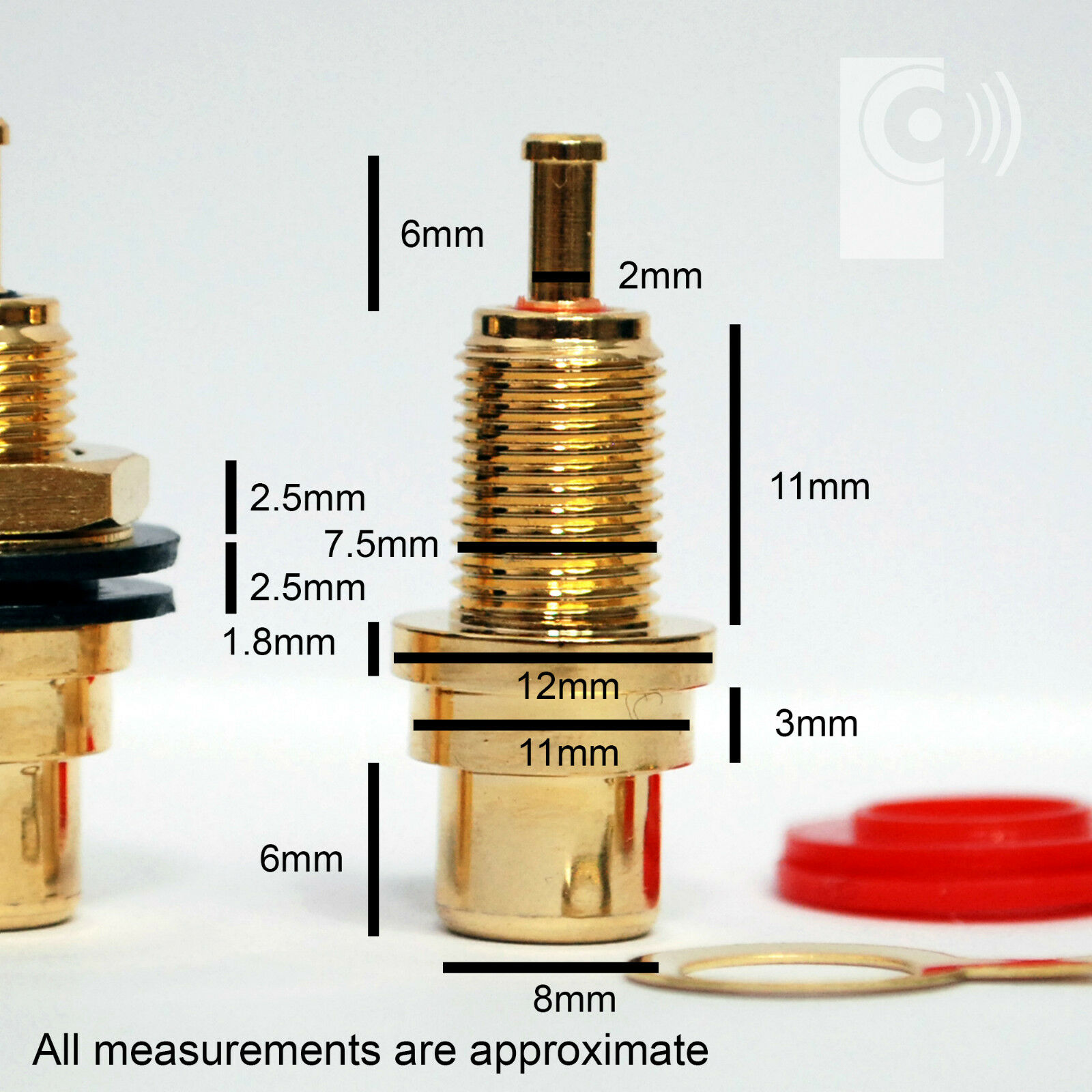 EDGE RCA Panel / Chassis Socket: Female (2 Pack) - Image 8