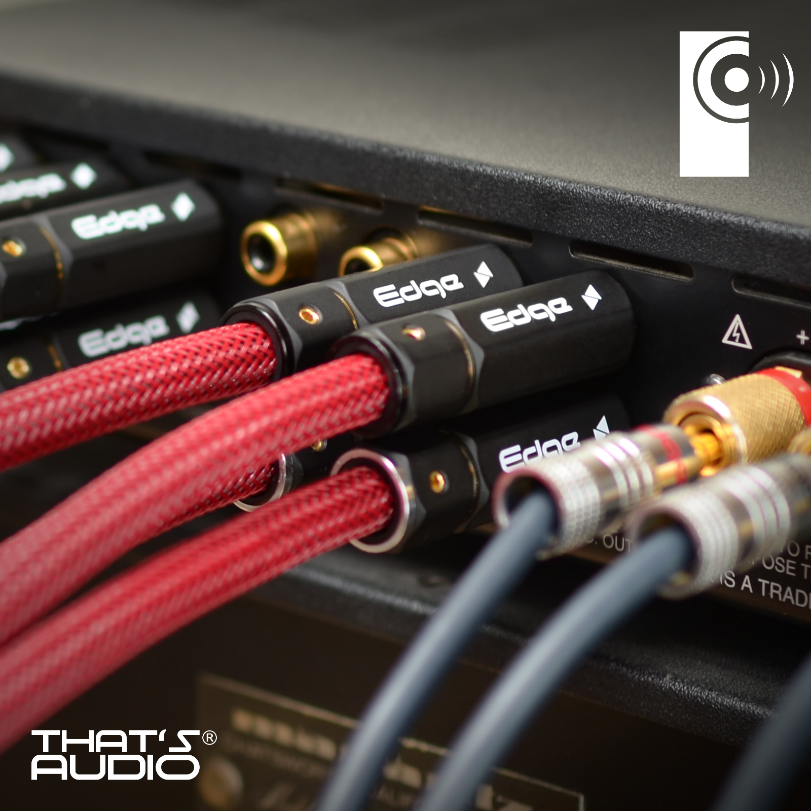 EDGE RCA Interconnects (Male to Male) Pair of 2m RED cables - Image 11