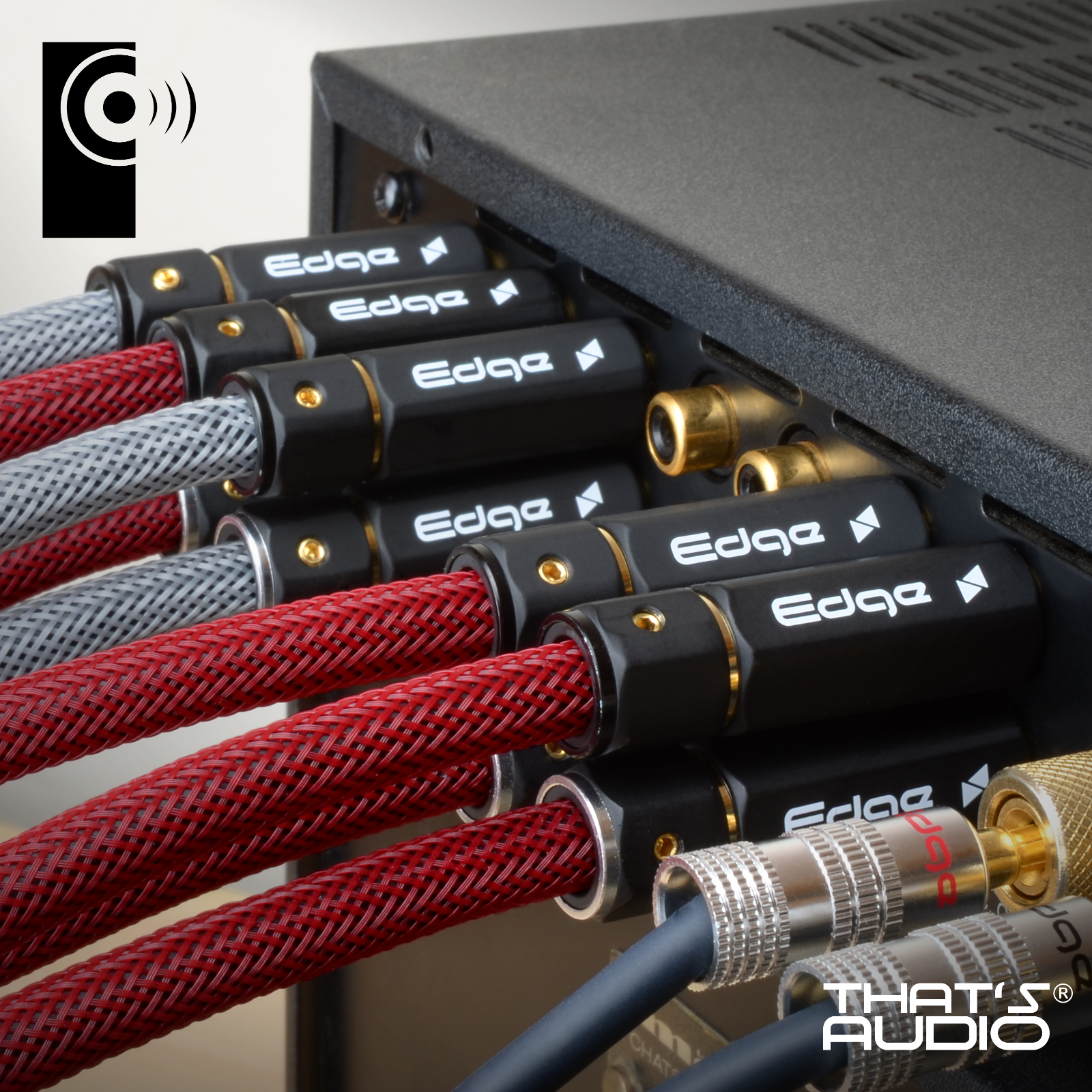 EDGE RCA Interconnects (Male to Male) Pair of 2m RED cables - Image 12