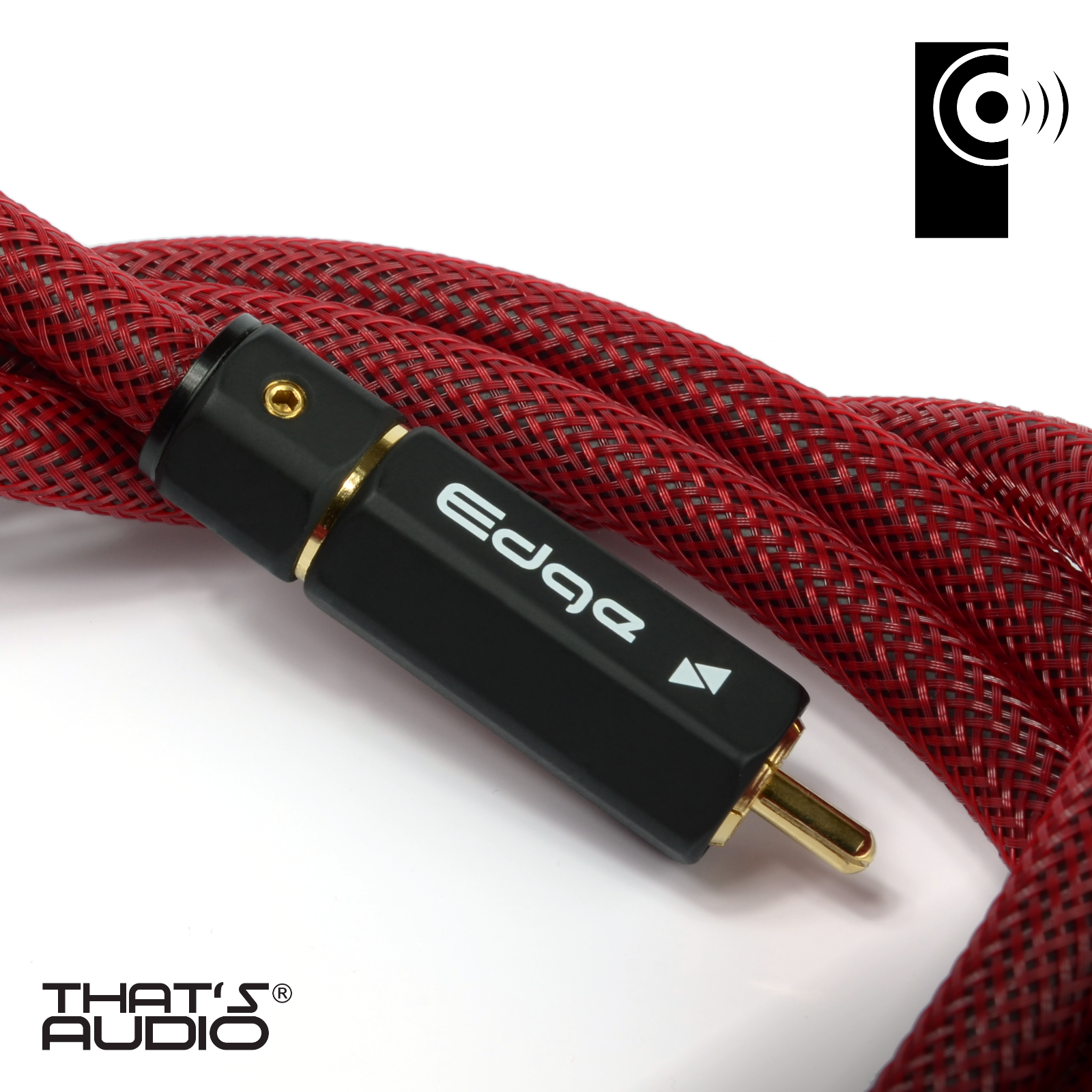 EDGE RCA Interconnects (Male to Male) Pair of 2m RED cables - Image 6