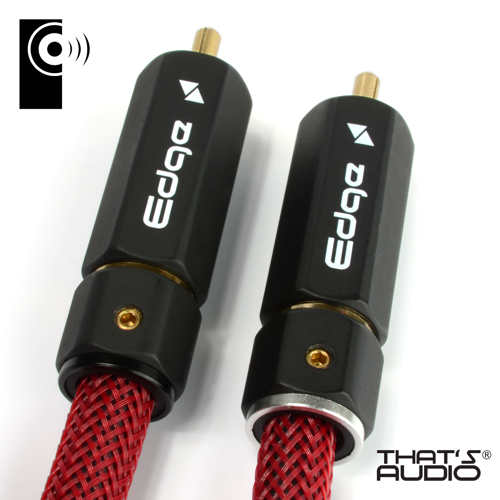 EDGE RCA Interconnects (Male to Male) Pair of 2m RED cables - Image 8