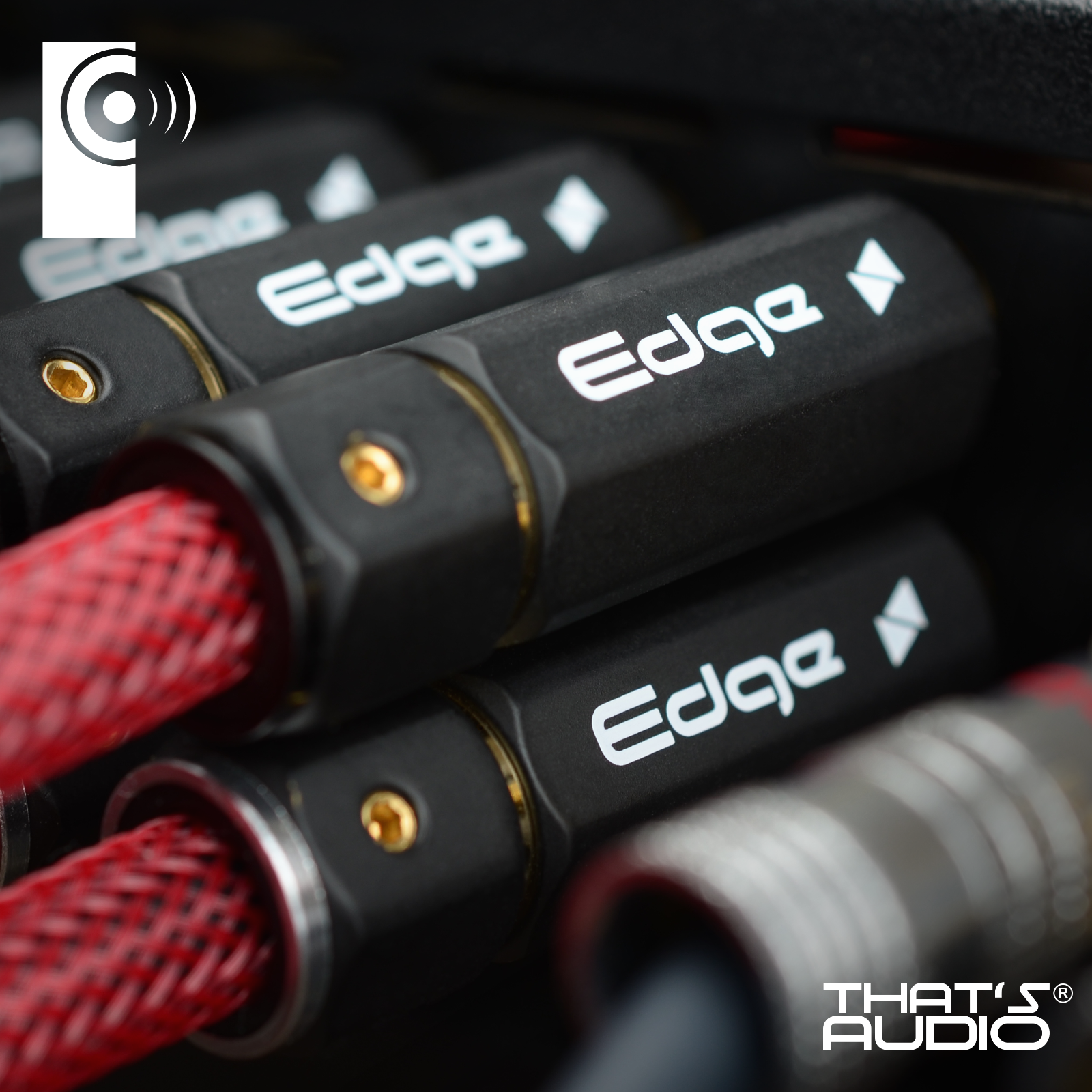 EDGE RCA Interconnects (Male to Male) Pair of 2m RED cables - Image 10