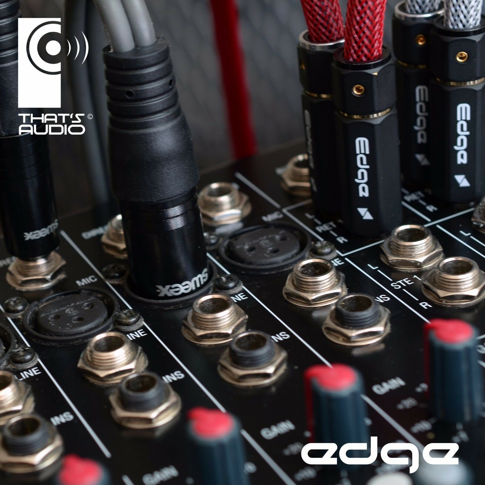 EDGE RCA Interconnects (Male to Male) Pair of 3m RED cables - Image 4