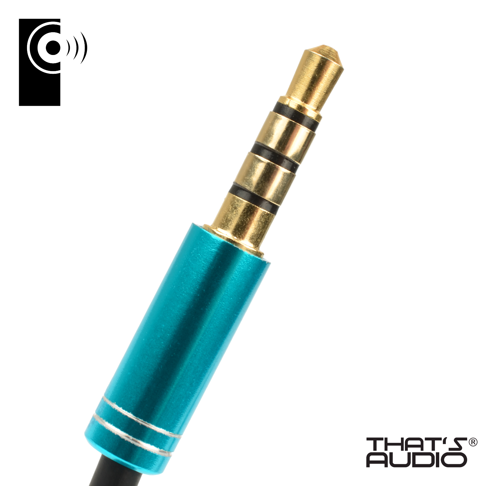 Headphone Splitter Cable BLUE 3.5mm stereo for Smart Phone / Tablet - Image 9