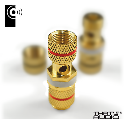 EDGE 4mm Banana Plug Coupler (Gold Plated 6 Pack) - Image 3