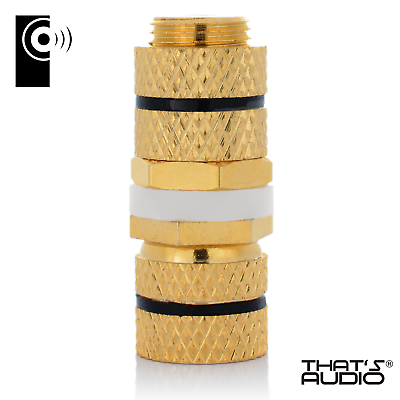 EDGE 4mm Banana Plug Coupler (Gold Plated 6 Pack) - Image 6
