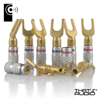 EDGE Audio Spade / Y Fork: 8.5mm Jaw Opening (8 Pack)