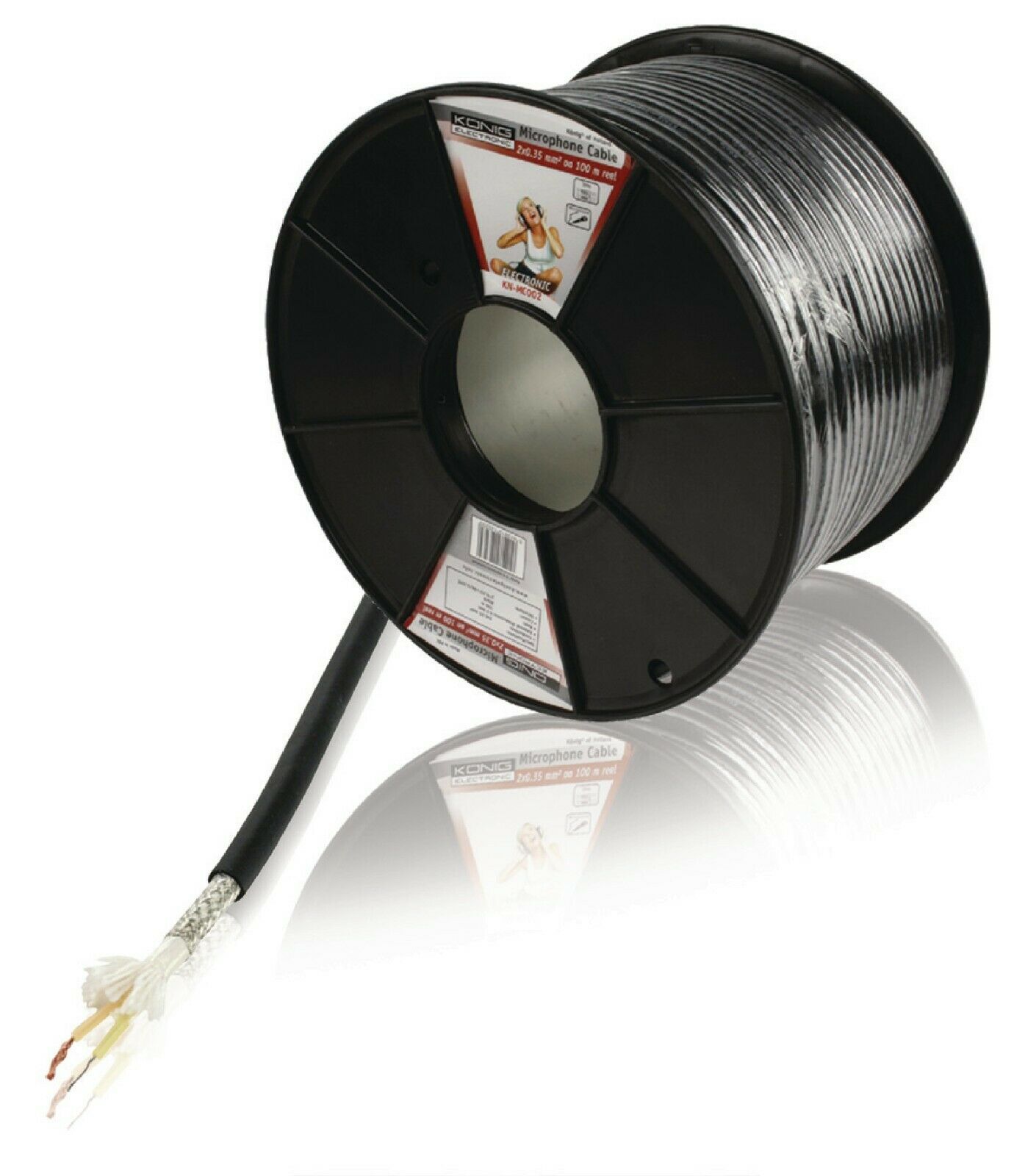 MICROPHONE Balanced CABLE: 2 x 0.35mm (Cut to Length) - Image 3
