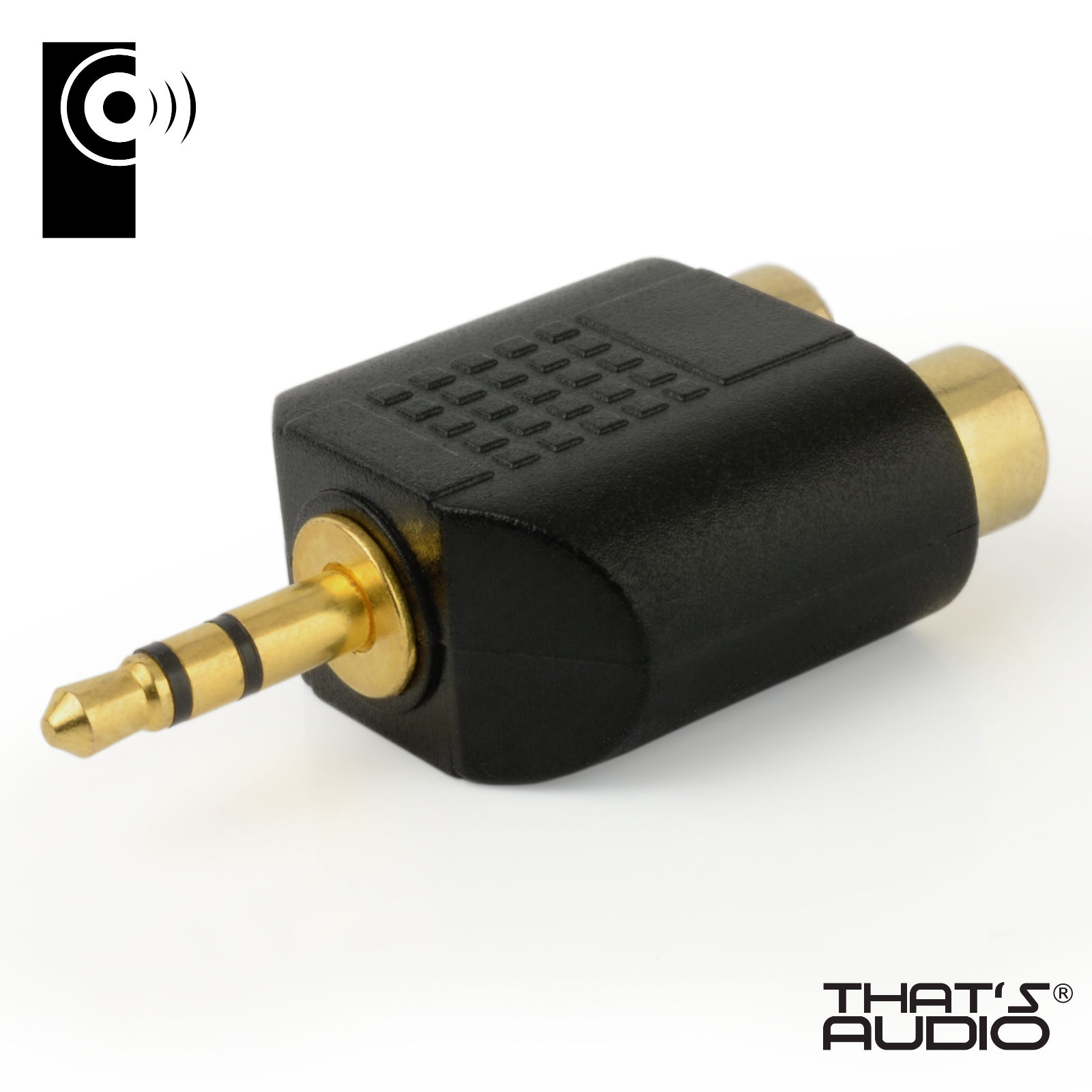 STEREO ADAPTER- 2x RCA (Female) to 3.5mm (Male) - Image 3